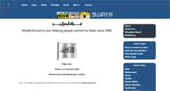Desktop Screenshot of muslimconverts.com